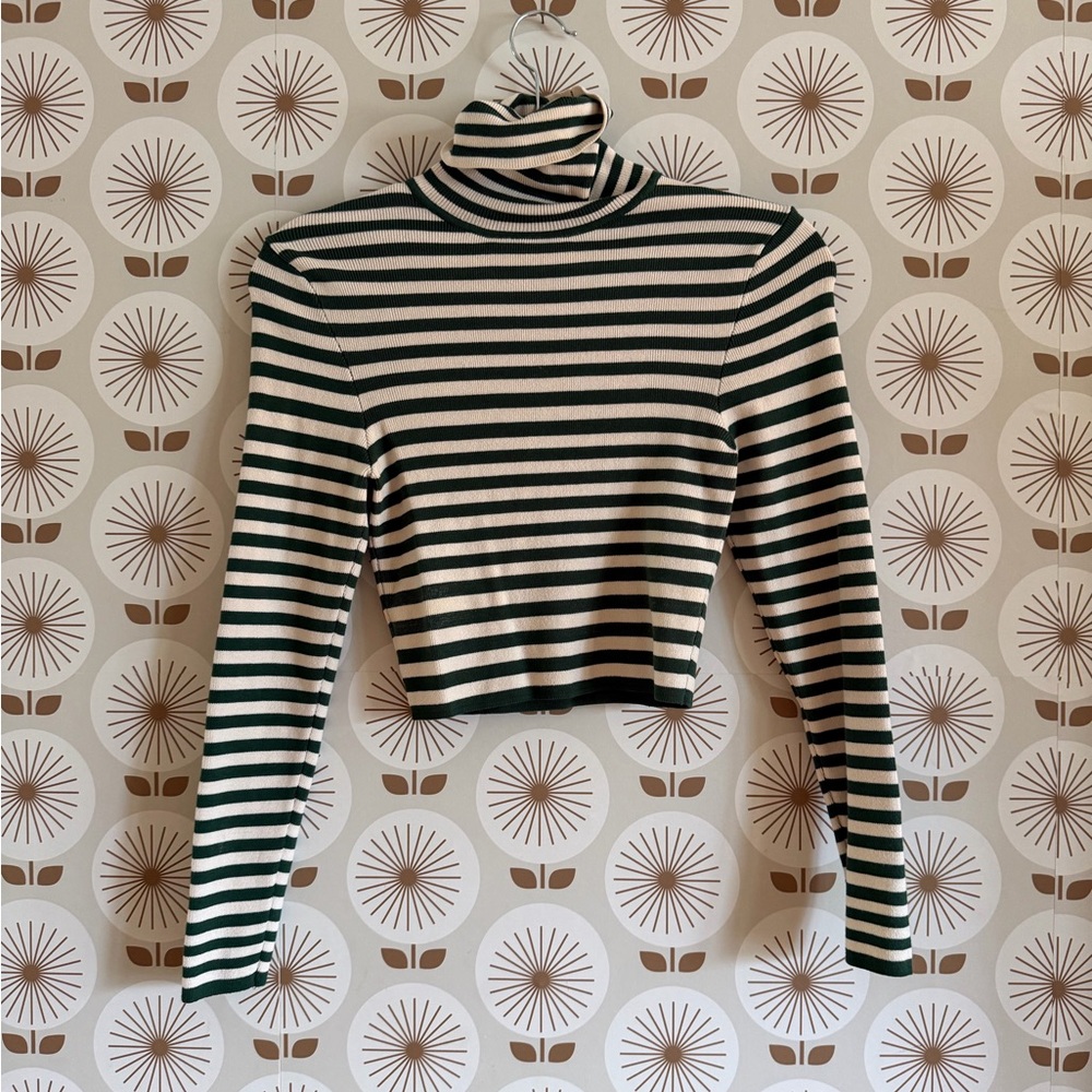Zara cropped turtleneck